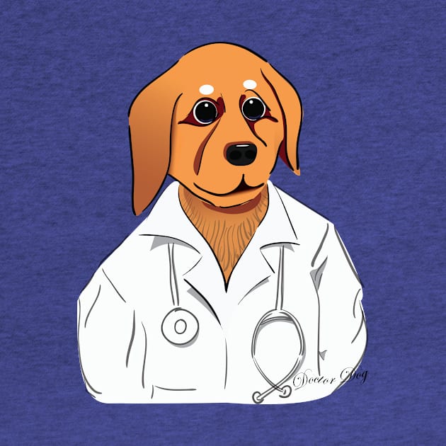 Doctor Dog by Kanom-Tom